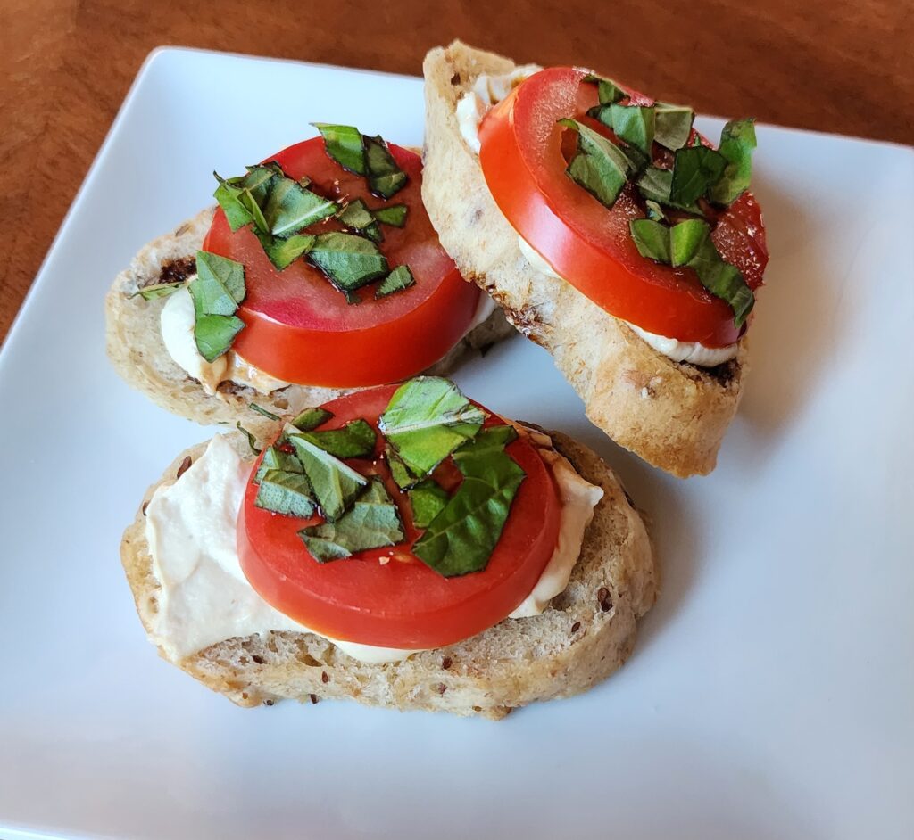 vegan bruschetta